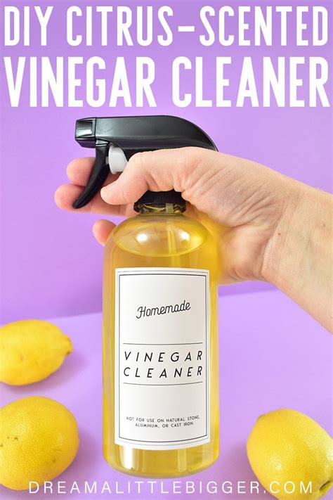 Homemade Citrus Vinegar Cleaner Recipe | Vinegar cleaner, Homemade cleaners recipes, Vinegar ...