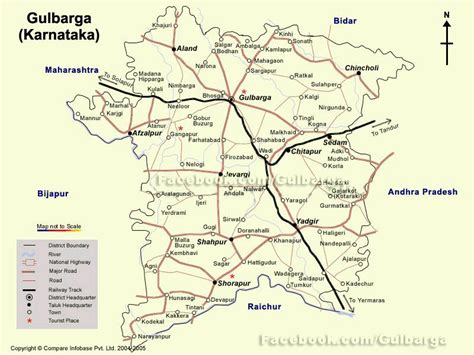 Gulbarga Census 2011: Gulbarga District Map