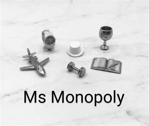 75 Assorted MONOPOLY GAME TOKENS Ms Monopoly Millennials Scooby Doo ...