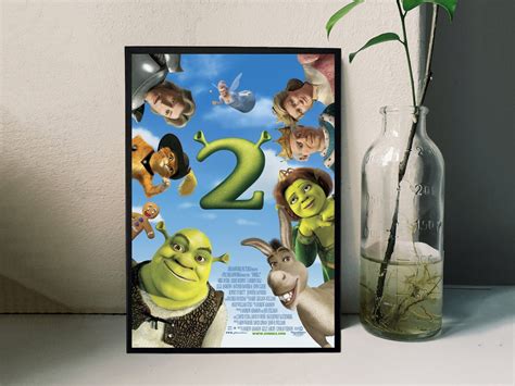 Shrek 2 Movie Poster Film/room Decor Wall Art/poster Gift/canvas Prints ...