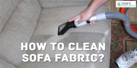 How To Clean Fabric Sofa? | Fabric sofa, Clean sofa fabric, Clean ...