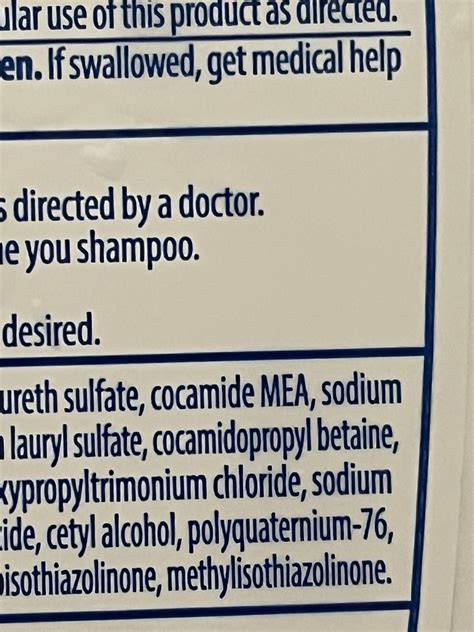 Apparently my shampoo has cocamide MEA in it. : r/notinteresting