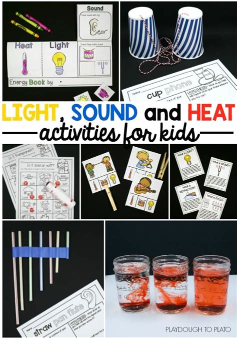 Light, Sound and Heat! | Science activities for kids, Science lessons, Science activities