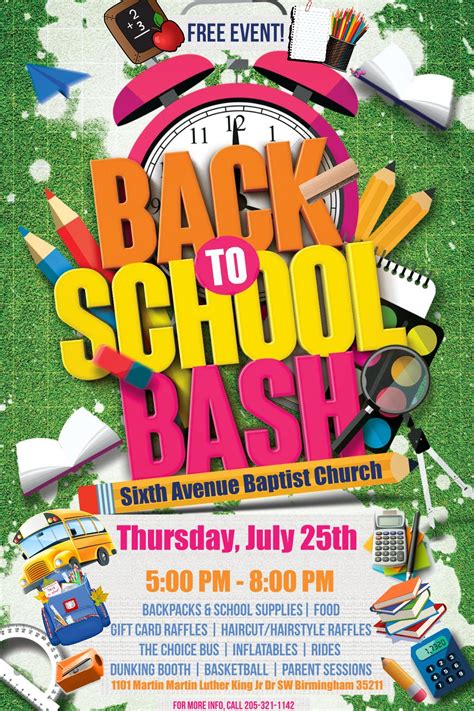 Sixth Avenue Baptist Church | Back to School Bash 2019