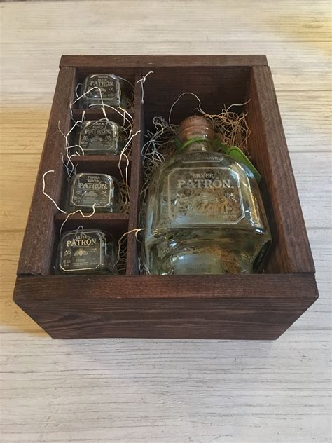 Patron Tequila Shot Glass Gift Set Full Bottle Not Included | Etsy