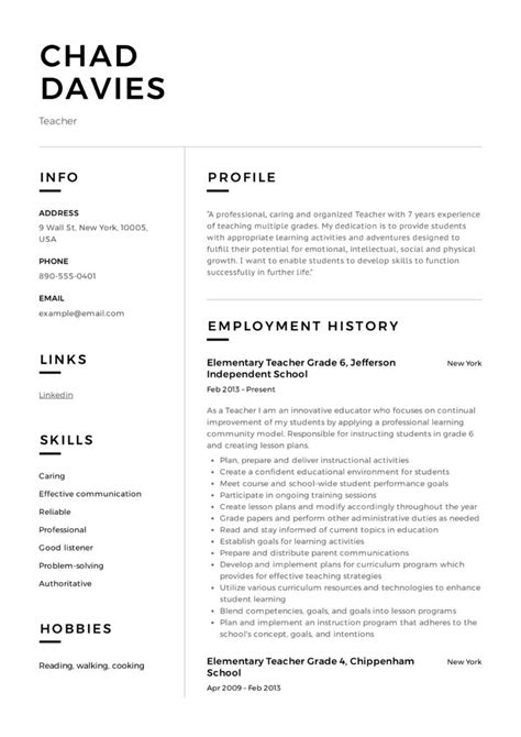 Teacher Resume & Writing Guide | + 12 Samples | PDF | 2019