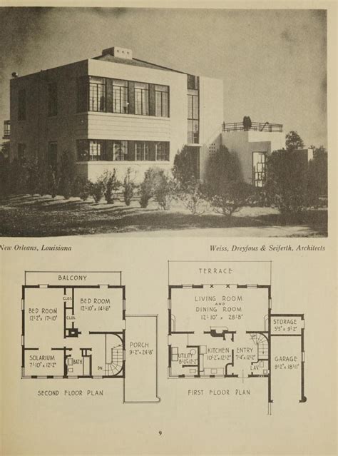 Home Design Floor Plans, House Floor Plans, Columbia University Library, Concrete Home, Vintage ...