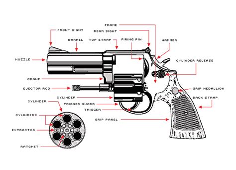 integral parts of a revolver | Guns & Knives | Pinterest | Firearms, Revolvers and Php