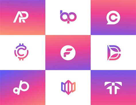 Modern combination mark logo design, gradient, lettermark by Alamgir H. | Logo Designer on Dribbble