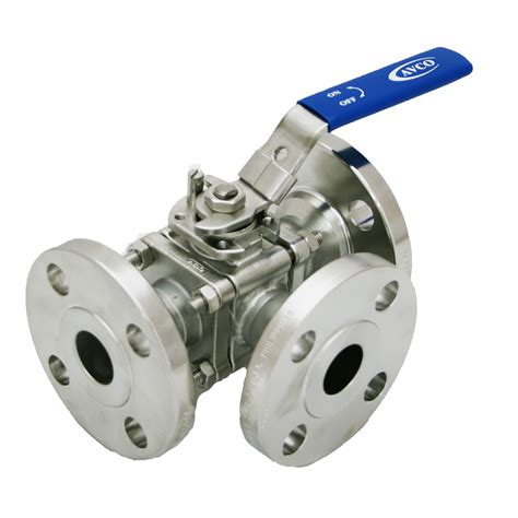 1800 Series - 3 Way, Side Entry, Diverter Ball Valve (Engineered in USA) - Avcovalve