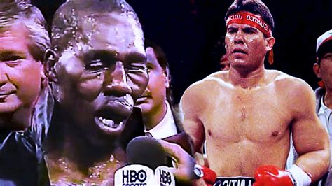 Cuando Roger Mayweather CONOCIO LA FURIA de Julio Cesar Chavez - YouTube