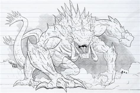 It's a cool drawing of mega kaiju : r/GODZILLA