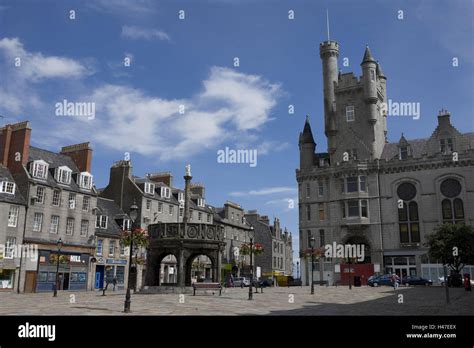 Scotland, Aberdeen, Castlegate Stock Photo - Alamy