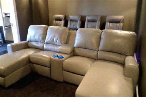 How to Get The Perfect Home Theater Sectional Seating | Little House in ...