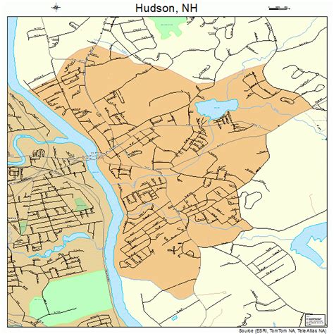 Hudson New Hampshire Street Map 3337860