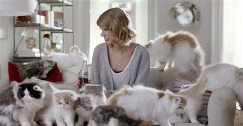 Taylor Swift Diet Coke Cat Ad | Video | POPSUGAR Celebrity