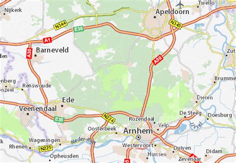 MICHELIN Nationaal Park De Hoge Veluwe map - ViaMichelin