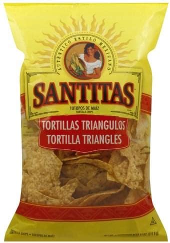 Santitas Triangles Tortilla Chips - 11 oz, Nutrition Information | Innit