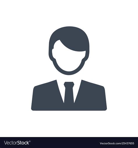 Business person icon Royalty Free Vector Image