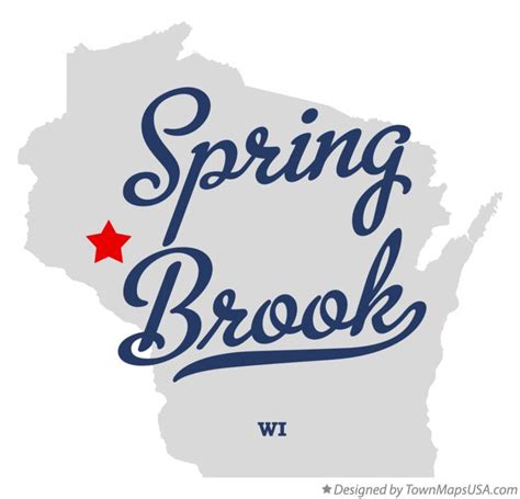 Map of Spring Brook, WI, Wisconsin