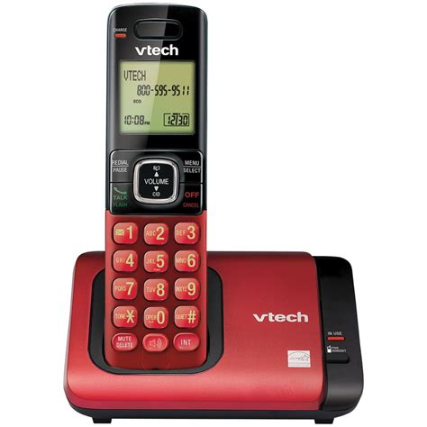 VTech CS6719-16 Cordless Phone System with Caller ID/Call Waiting Red - Walmart.com - Walmart.com