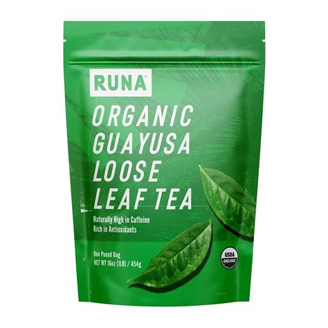 Buy Guayusa Loose Leaf Tea by RUNA, 1 Pound (16oz) | Packed with ...