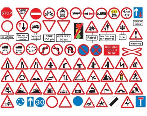 Uk Road Signs - SHAPE QUIZ