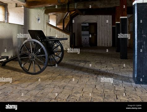 Cannon on display inside the gunpowder magazine at Upnor Castle. Photograph by Gordon Scammell ...