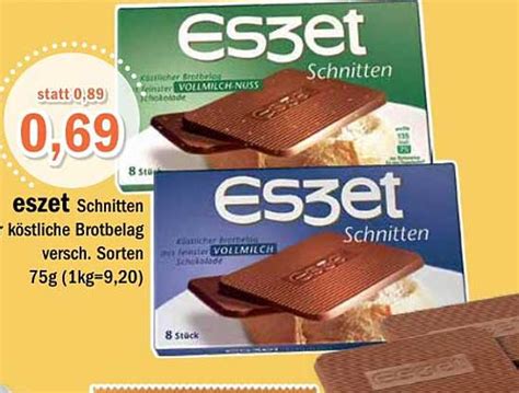 Eszet Schnitten Angebot bei Aktiv Irma - 1Prospekte.de