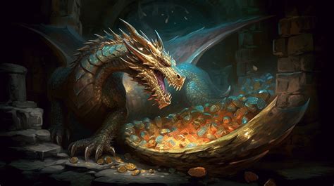 A dragon hoard of treasure #2 by Ezra0680 on DeviantArt