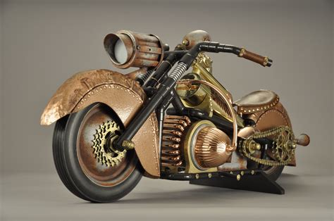 Art + History + Technology = Steampunk Springfield! | Steampunk motorcycle, Steampunk vehicle ...