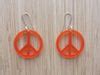 Earrings - Peace Symbol - Obrary