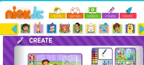 Nick Jr. Creativity Center | Best Kids Websites