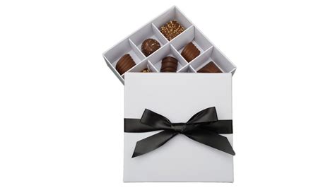 9pk chocolate box, chocolate box for 9 chocolates, chocolate box, white chocolate box