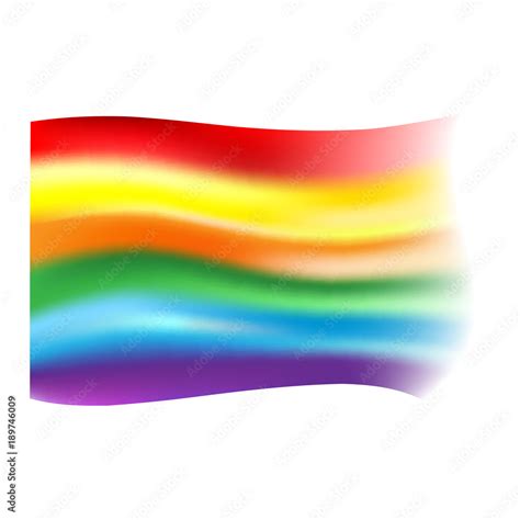 Rainbow Flag LGBT symbol Stock Vector | Adobe Stock