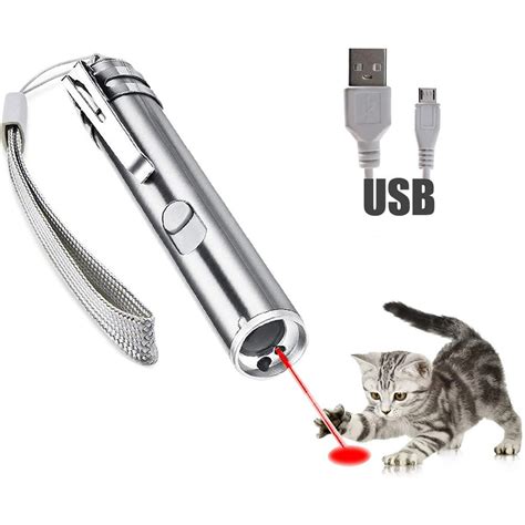 Cat Laser Pointer Toy, 3 in 1 Red Laser Pointer, Interactive Light ...