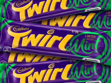 Cadbury Twirl Mint on Behance | Cadbury twirl, Cadbury, Mint