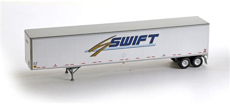 Athearn HO Scale 53ft Duraplate Truck/Intermodal Trailer Swift #530117 - Walmart.com