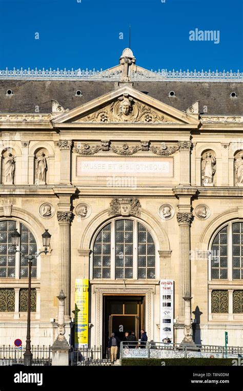 France, Isere, Grenoble, Place de Verdun, Grenoble Museum-Library, cultural building of 1870 ...