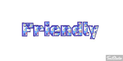 Friendly Word Animated GIF Logo Designs