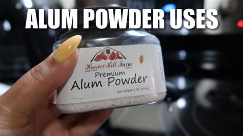 ALUM POWDER USES | Alum powder, Powder soap, Powder