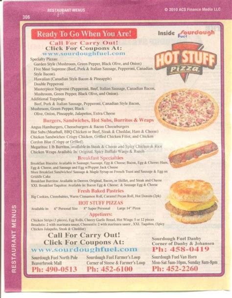 Online Menu of Hot Stuff Pizza, Bonham, TX