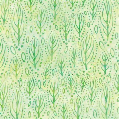 Light Green Batik Fabric Catalina Batik for Moda Fabrics