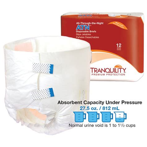 Tranquility ATN : Disposable Briefs (All Sizes) | Comfort Plus