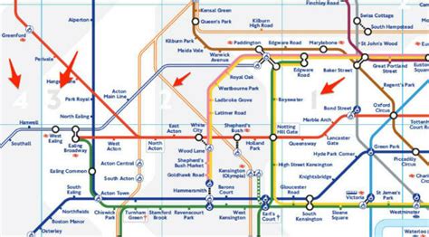 Plan Métro Londres (en PDF & Interactif) : Carte avec Zones & Monuments