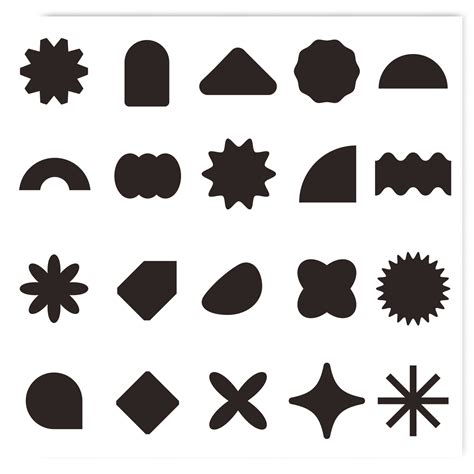 A collection of vector shapes 20512066 Vector Art at Vecteezy