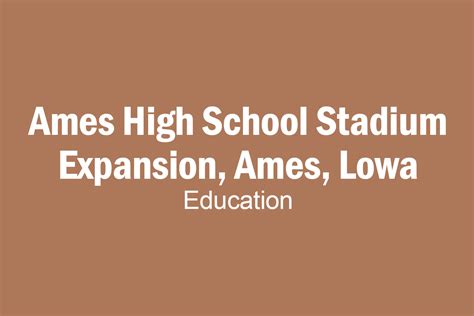 Ames High School Stadium Expansion, Ames, Iowa - Pro Commercial LLC