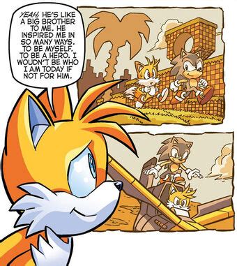 Wholesome Tails moment from the Sonic Comics : r/SonicTheHedgehog