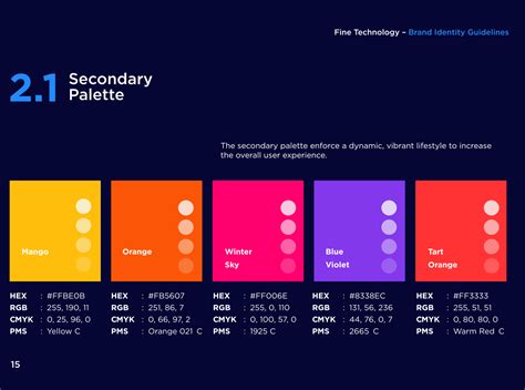 Fine Tech - Color Palette by Marvin Serunjogi on Dribbble