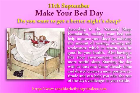 #today 11 Sept is #NationalMakeYourBedDay Make your bed. If not in the ...